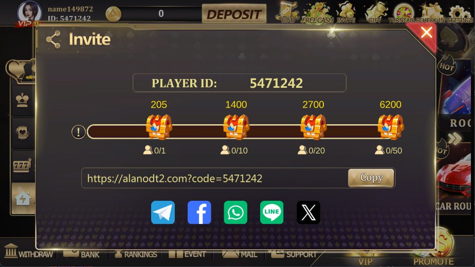 AlanoDT2 refferal bonus
